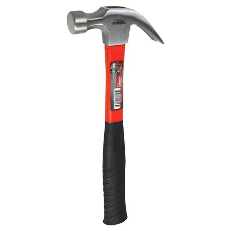 MIGHTY MAXX Claw Hammer Fiberglass Handle 16oz 083-10313